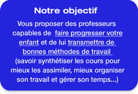 Cote Cours - soutien scolaire - cours &agrave; domicile