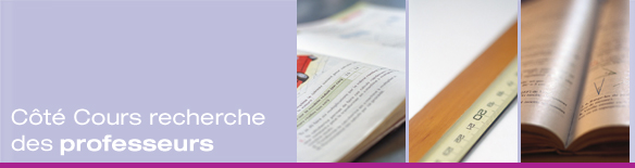 recrutement de professeur pour soutien scolaire