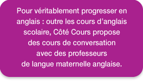 C&ocirc;t&eacute; Cours - soutien scolaire - cours &agrave; domicile